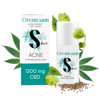 CREMCANN SILBER 1 300 mg LOKALE ORGANISCHE CREME FÜR PROBLEMATISCHE HAUT