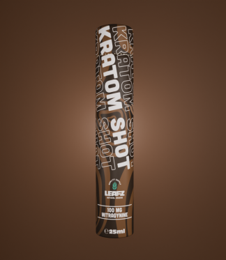 Leafz Kratom Shot - 100mg Mitreagynin - Schoko