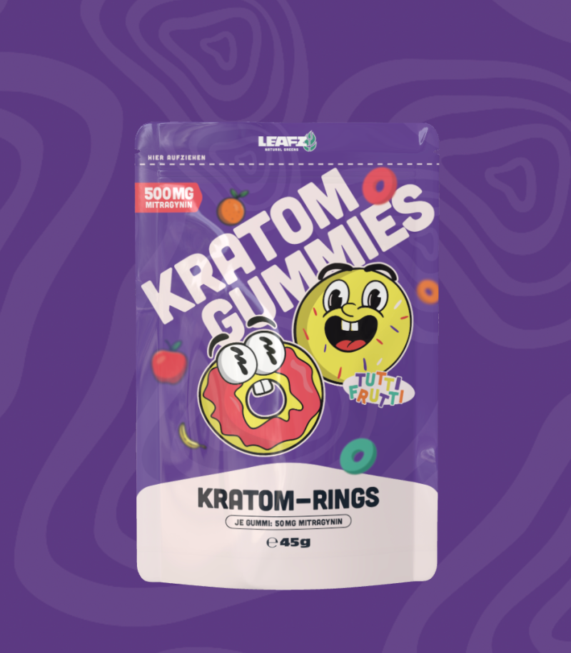 Leafz Kratom Gummies - 500mg Mitragynin Aromagummies